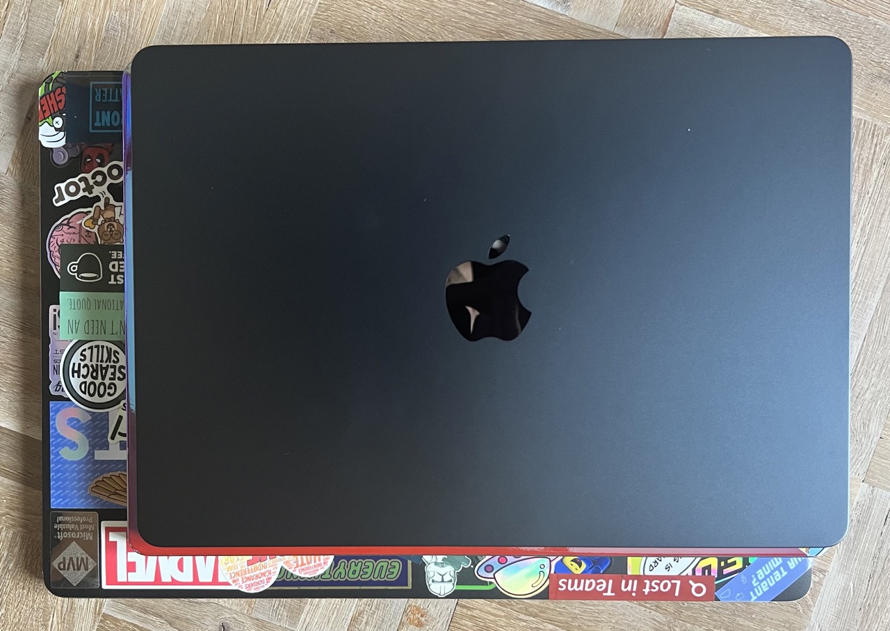 Size comparison with MacBook PRO 16